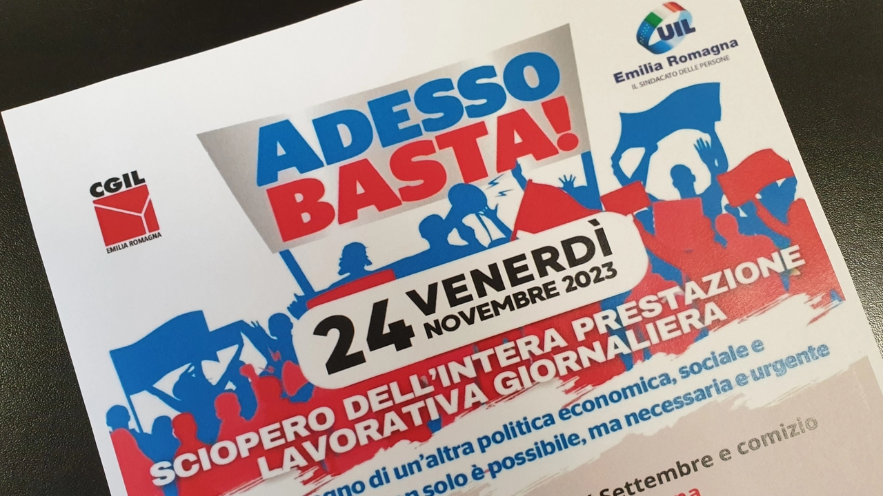 Nuovo sciopero venerdì 24 novembre proclamato da Cgil e Uil