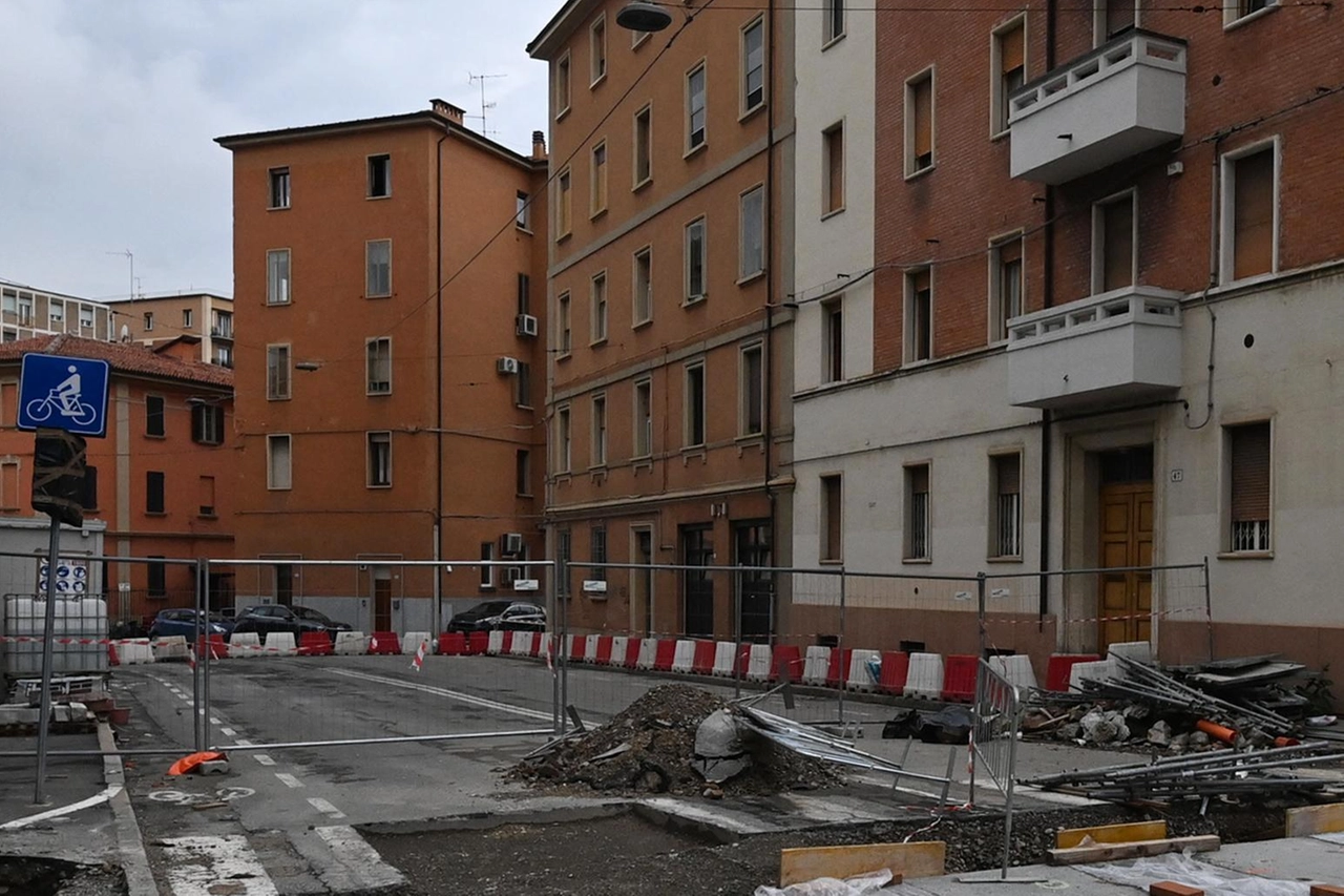 Il cantiere di via Malvasia a Bologna