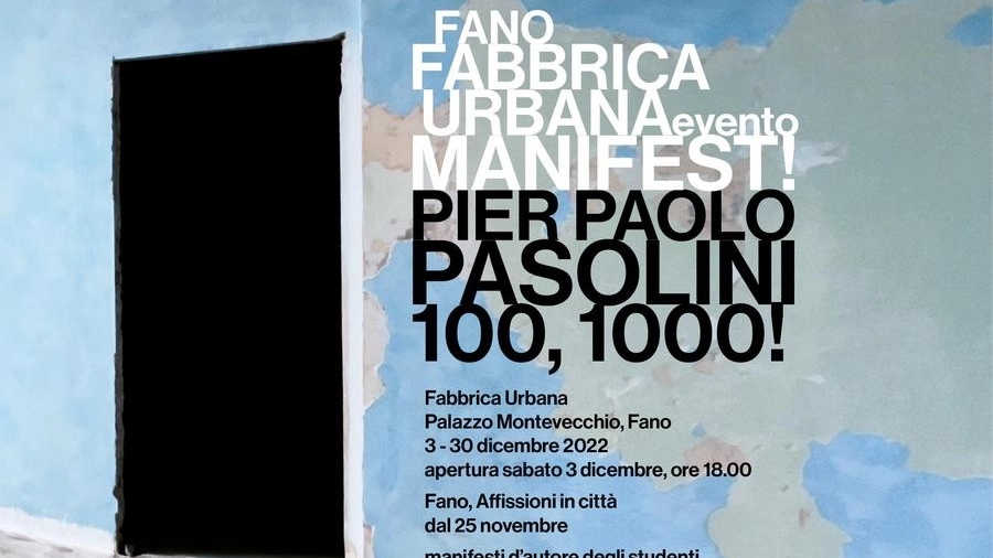 Mosta su Pasolini alla Fabbrica Urbana