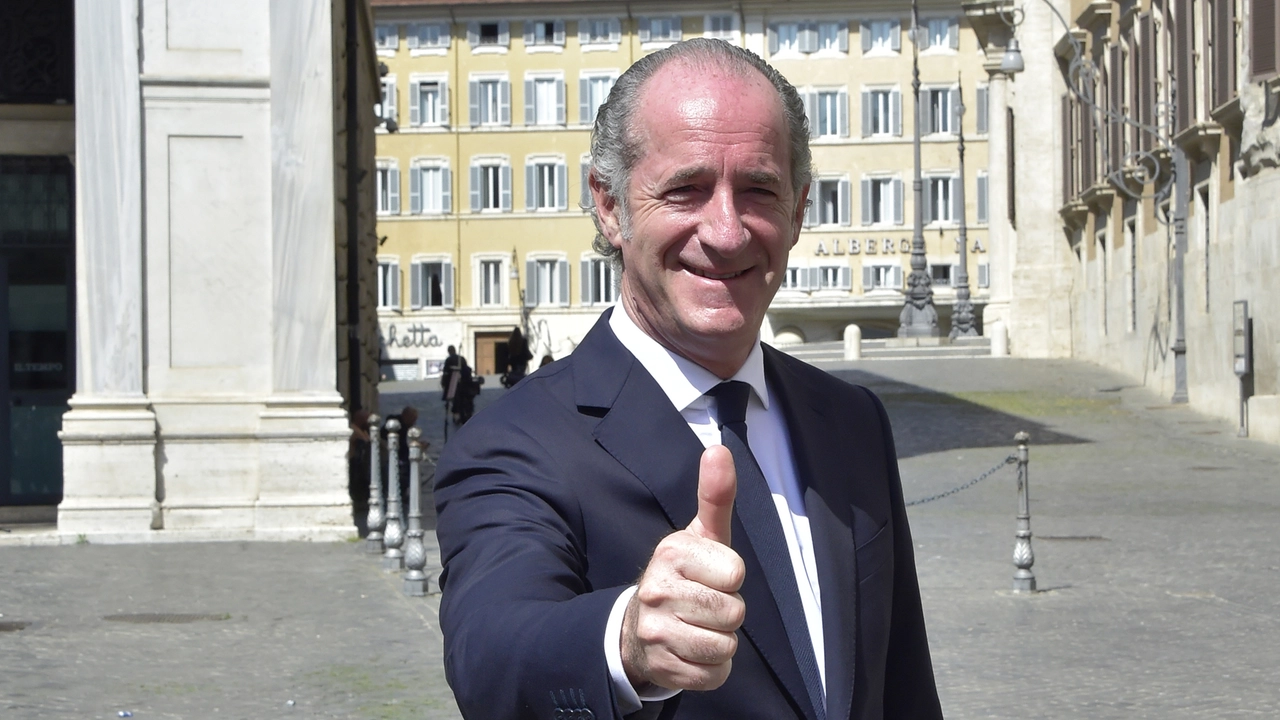 Il governatore del Veneto Luca Zaia, primo nel gradimento tra i presidenti di Regione