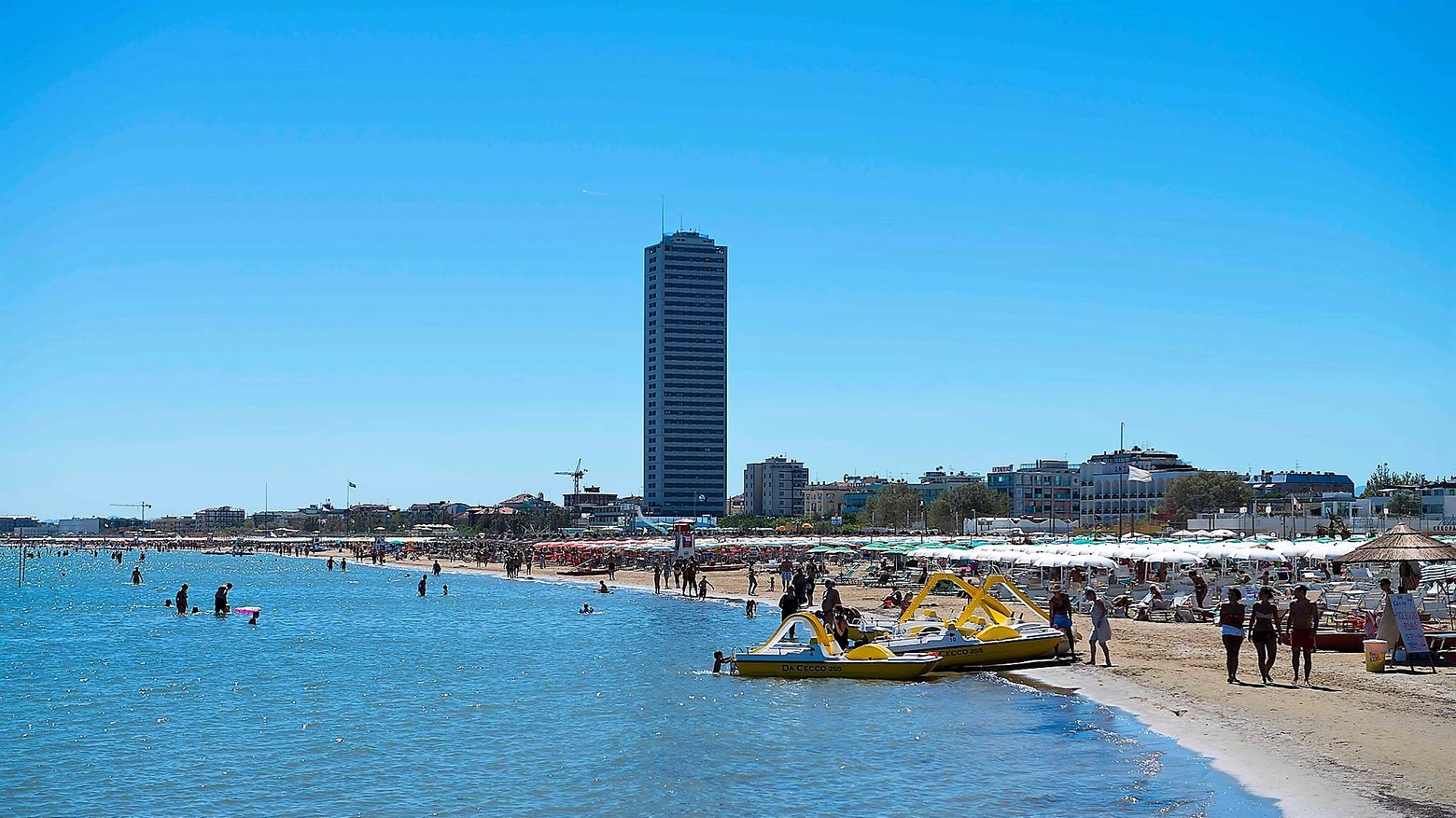 La spiaggia di Cesenatico ha 120 concessioni balneari