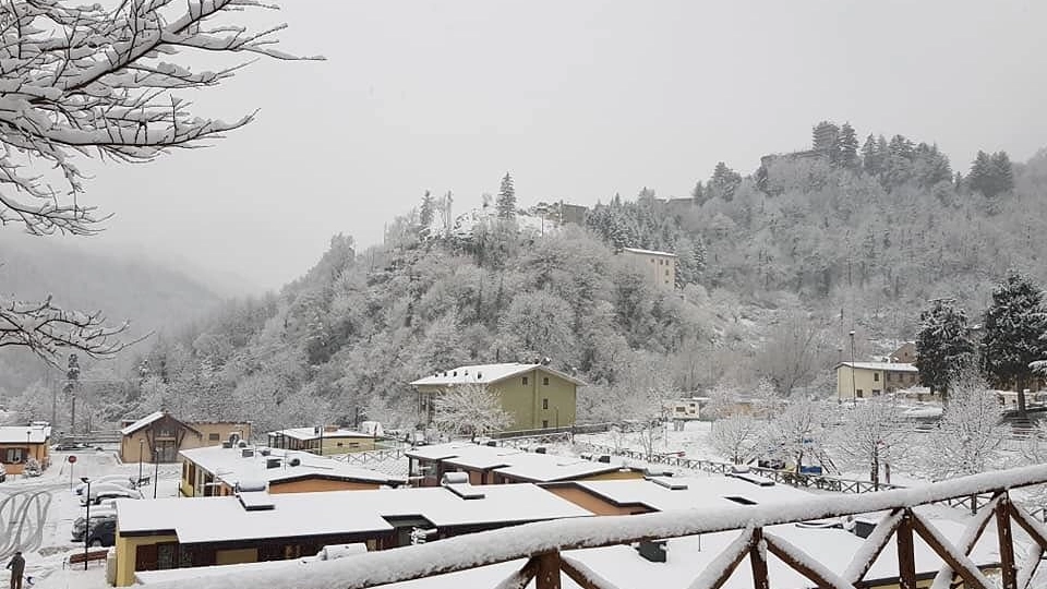 Arquata nelle foto postata su Facebook dalla Pro Loco