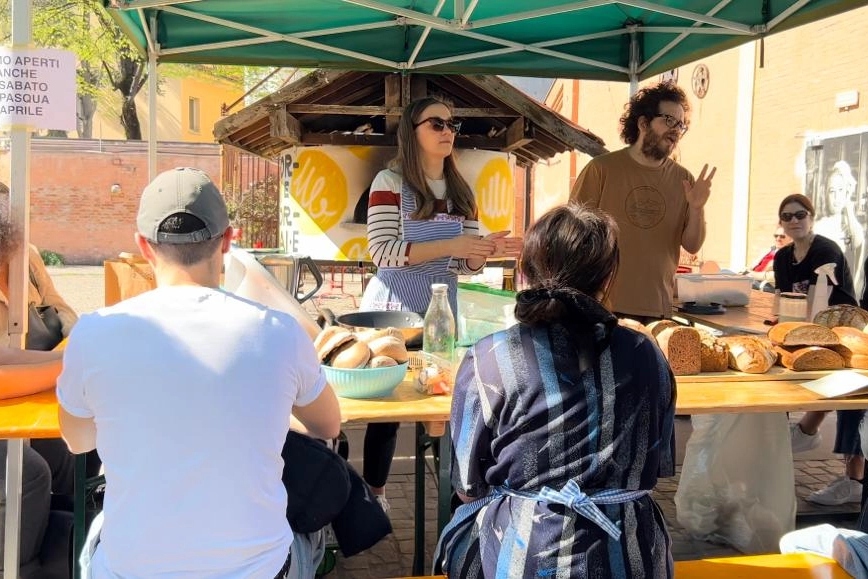 Il Mercato Ritrovato in piazzetta Pasolini e i laboratori settimanali