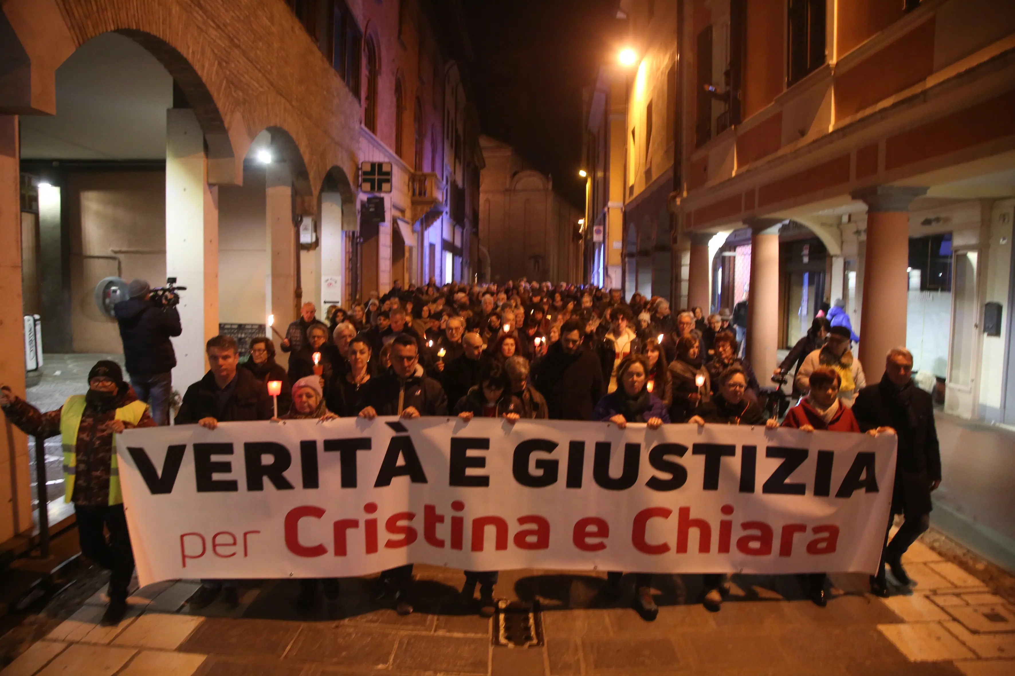 Cesena, cinquecento in corteo per Cristina Golinucci e Chiara Bolognesi