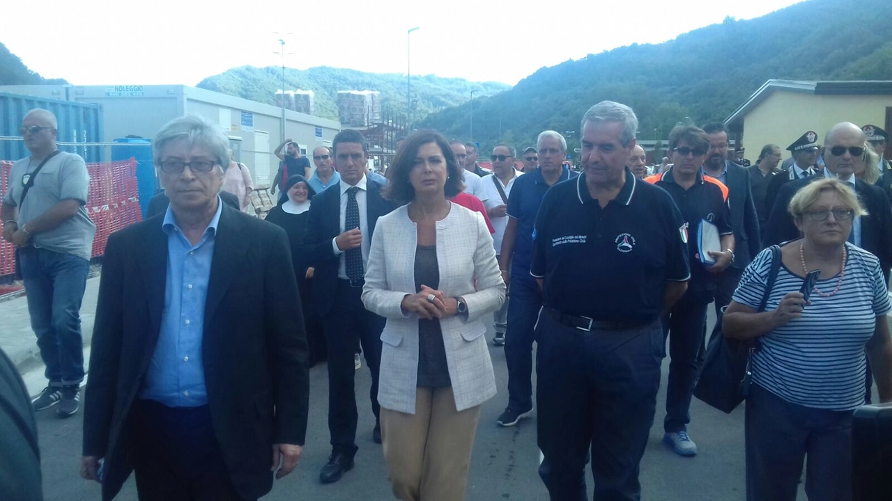 Da sinistra Vasco Errani e Laura Boldrini 