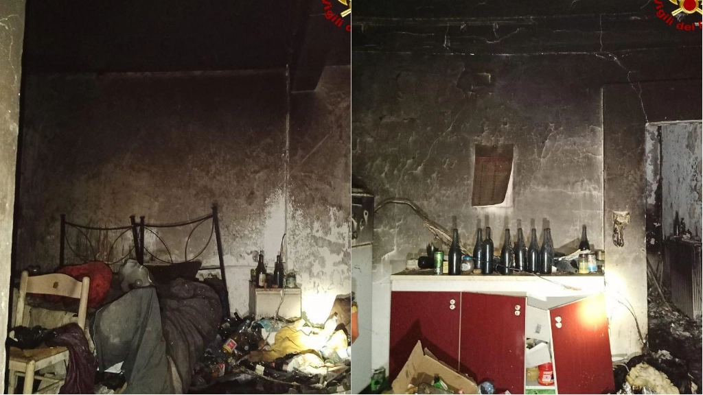 Incendio in appartamento a Castelletto di Serravalle, in Valsamoggia