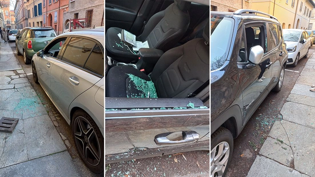 Raid vandalico in pieno centro: colpiti con un tombino i finestrini delle auto. E' caccia al ragazzo col cappellino che è stato visto fuggire