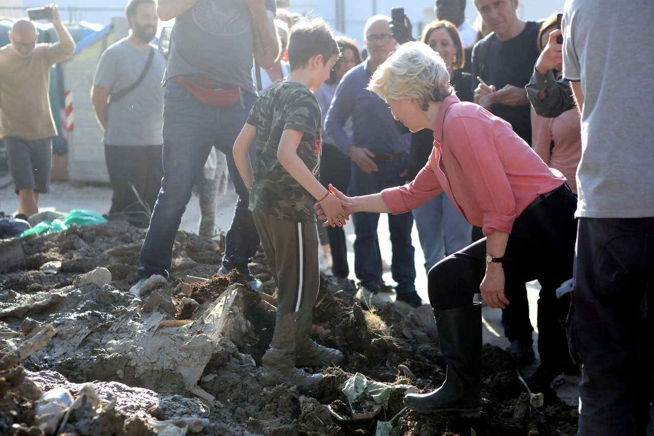 La visita di Ursula von del Leyen a Cesena (Foto Ravaglia)