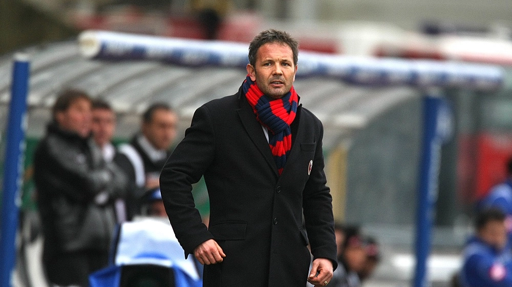 Siniša Mihajlović è già stato sulla panchina del Bologna nel 2008 (Ansa)