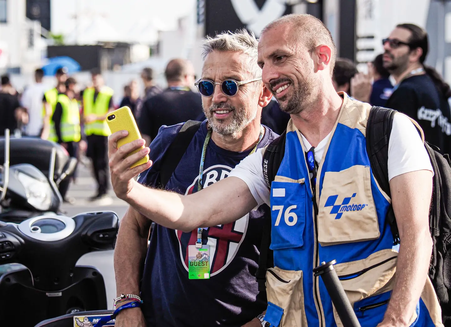 Motogp Misano 2019, parata di vip