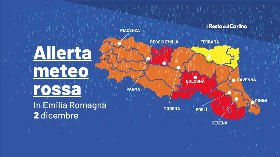 Allerta Meteo Rossa In Emilia Romagna Per Piene, Venti Di Tempesta E ...