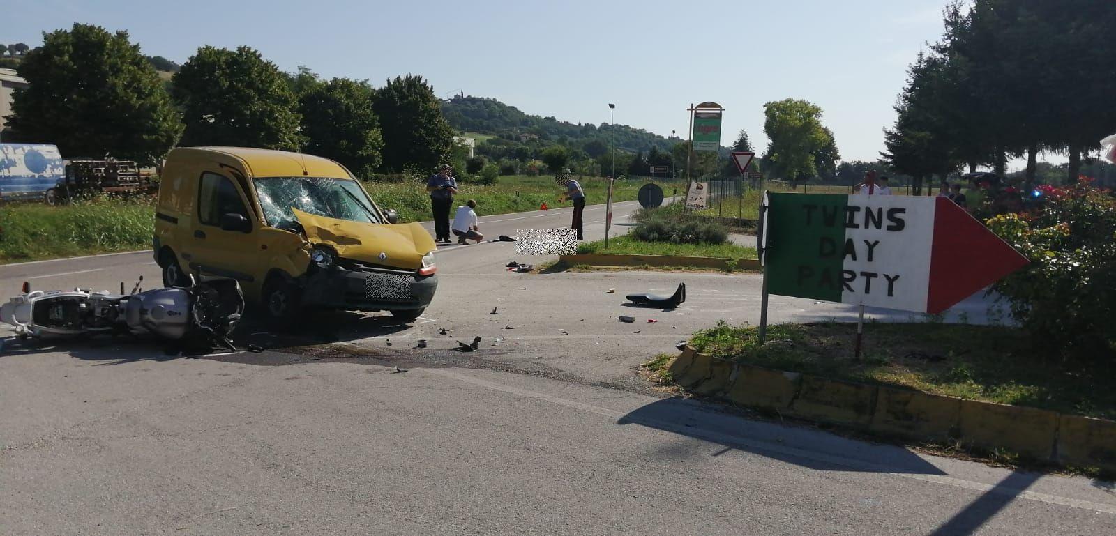 Incidente Pergola Oggi, Morto Un Motociclista Di 57 Anni