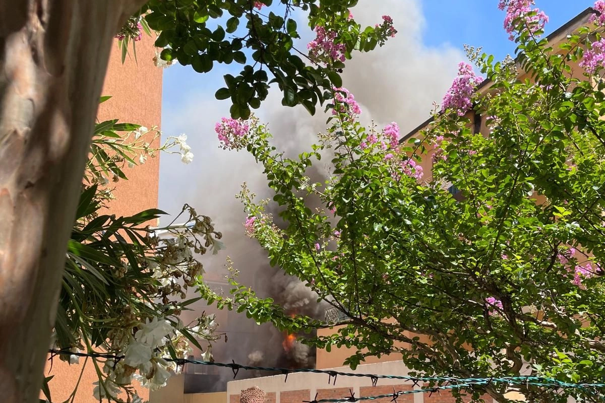 Incendio oggi in Bolognina