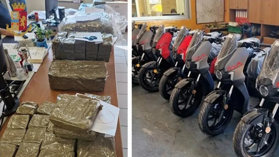 Droga A Ravenna, La Polizia Cerca Scooter Rubati E Trova Un Quintale Di ...