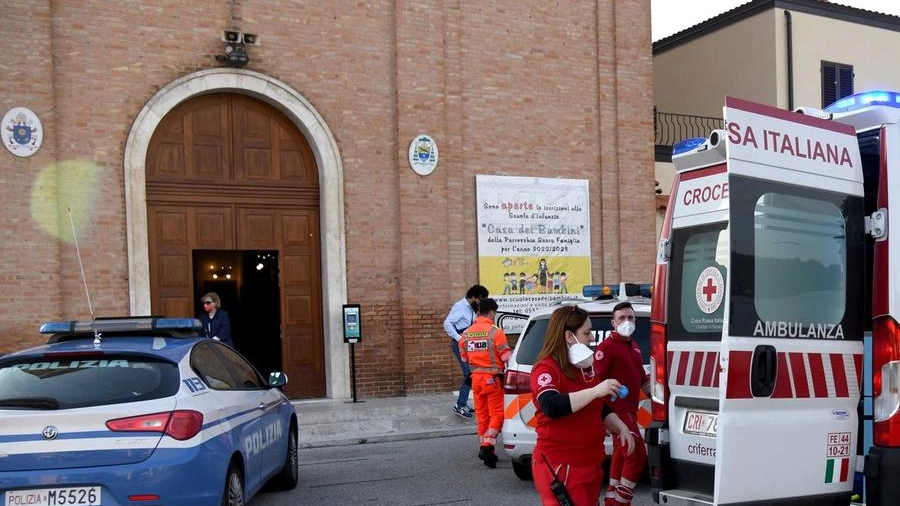 I sanitari intervenuti durante la funzione