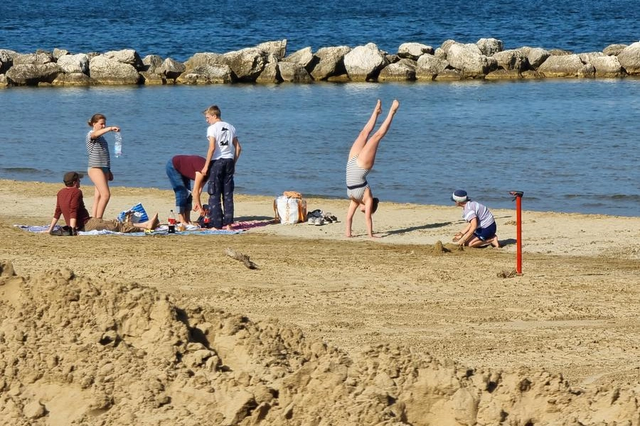 Mare d'ottobre a Pesaro