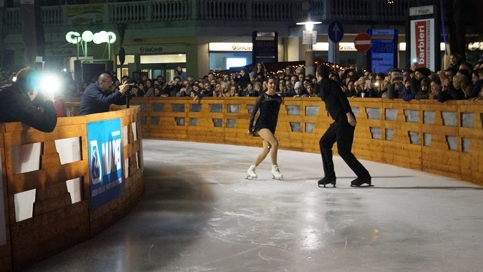 In pista i campioni Valentina Marchei e Ondrej Hotarek,