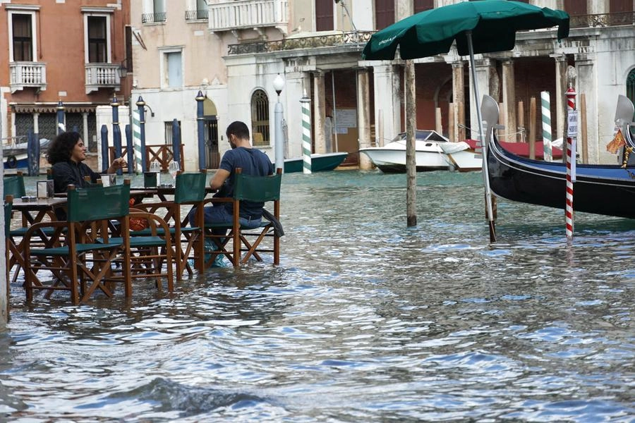 Acqua alta a Venezia