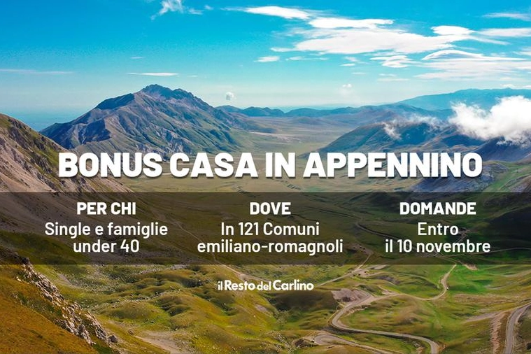 Bonus casa in Appennino in Emilia Romagna