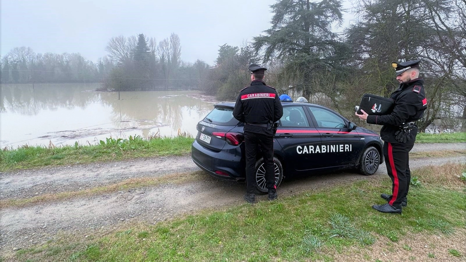 Maltempo in Emilia Romagna, allerta fiumi: controlli dei carabinieri nel Bolognese