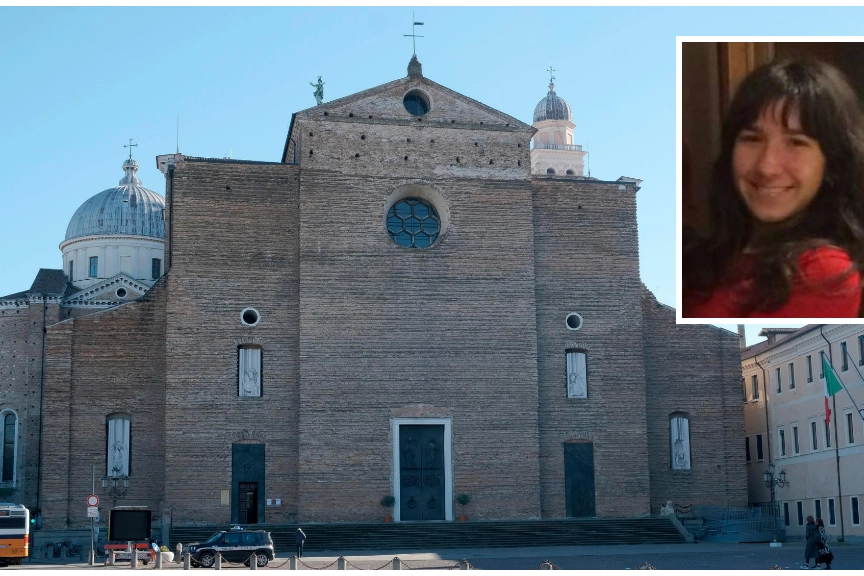 La basilica di Santa Giustina a Padova dove verranno celebrati i funerali di Giulia Cecchettin