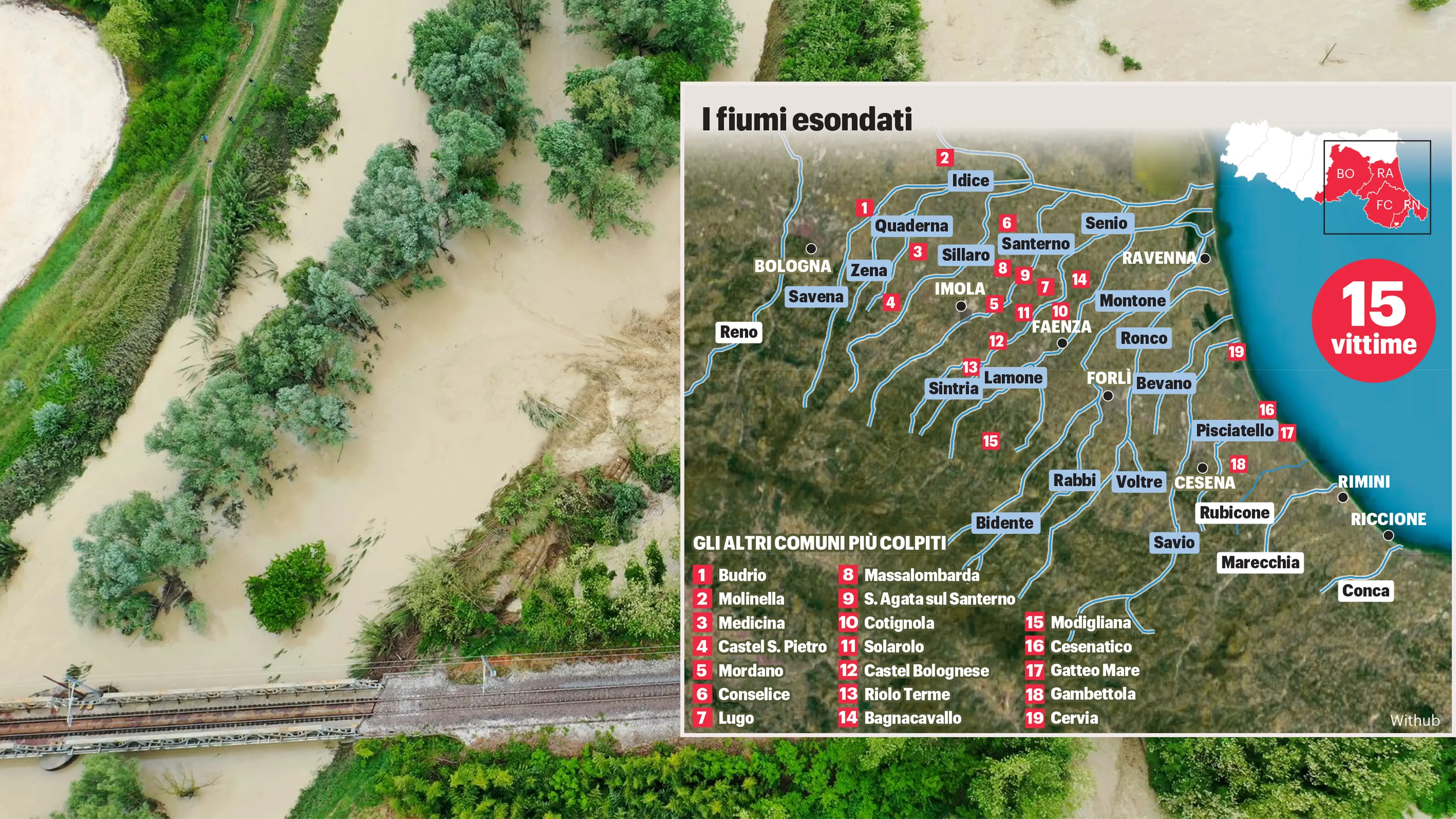 Alluvione In Emilia Romagna: Dove E Quali Sono I Fiumi Esondati