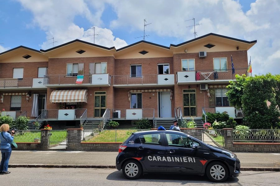 La casa di Soliera dove è avvenuto il dramma (foto Fiocchi)