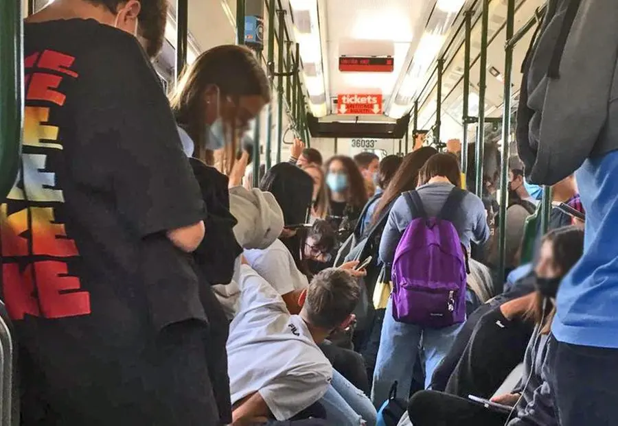 Studenti contati sugli autobus