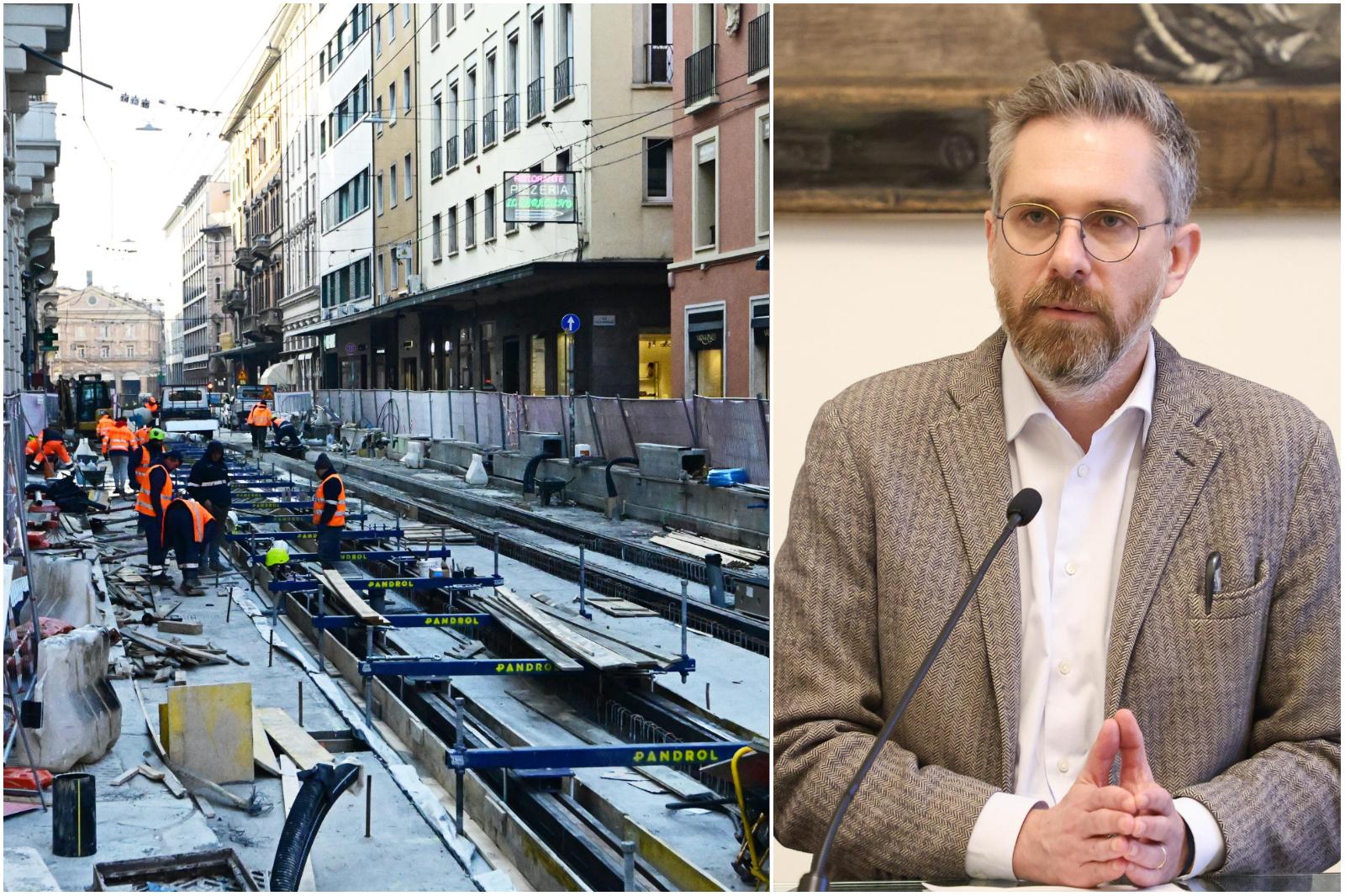 Quanto manca alla fine dei lavori per il tram a Bologna