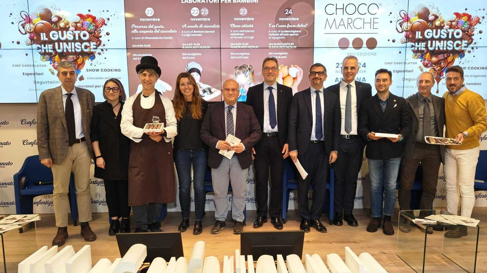 CONFERENZA STAMPA CHOCO MARCHE 1