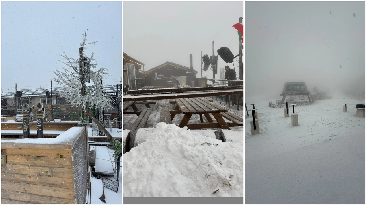 E' arrivata la neve nelle Marche, fiocchi bianchi nel Maceratese. Rispettate le previsioni meteo