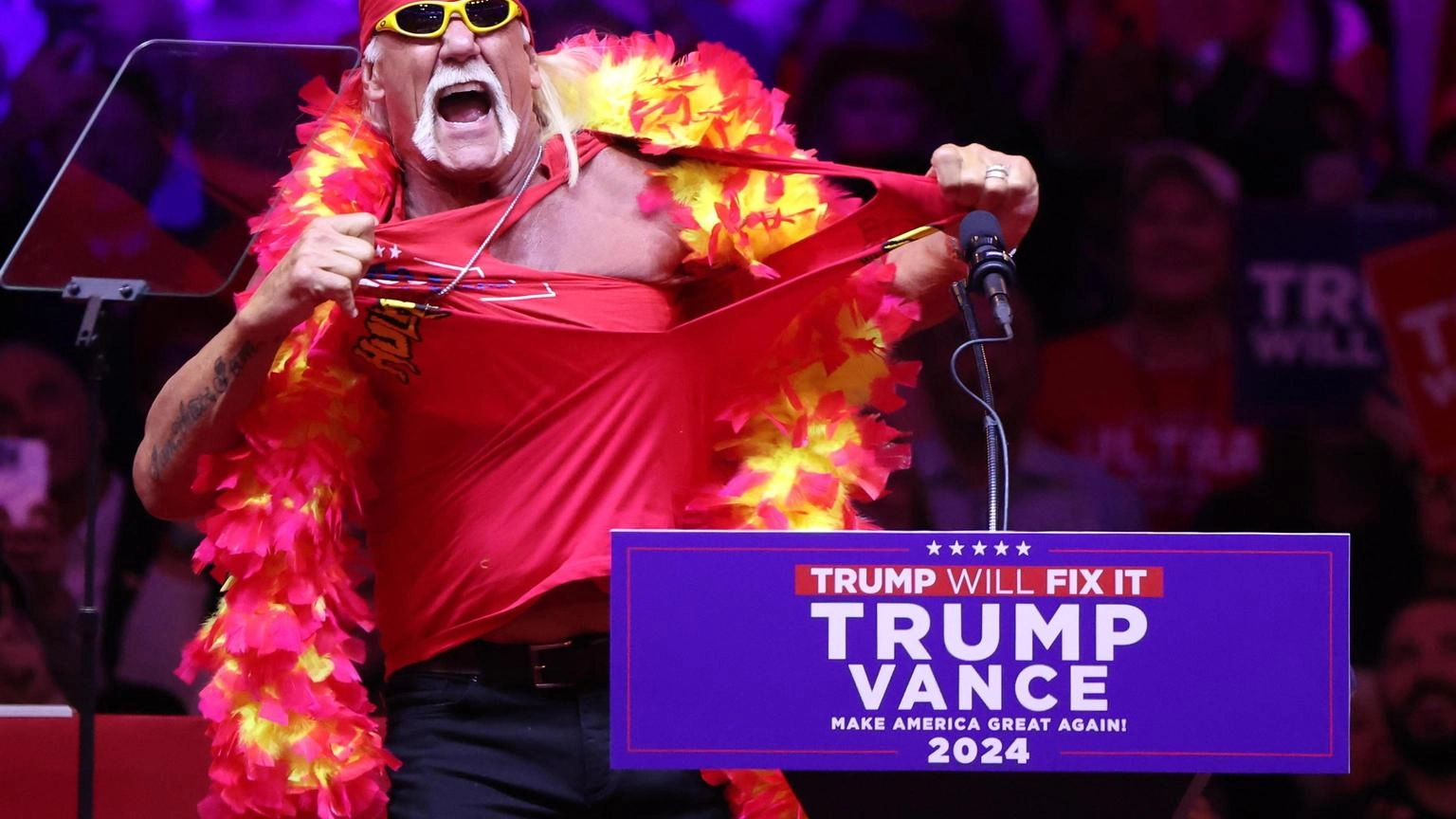 L'appello della leggenda del wrestling Hulk Hogan, votate Trump