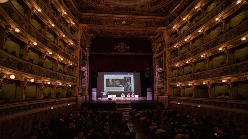 Un momento dell’incontro al Ventidio Basso