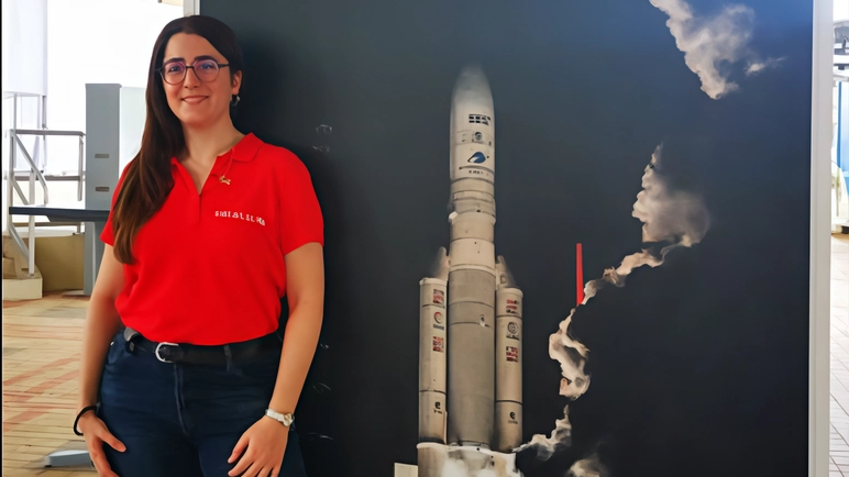 Federica Galli, l’ex alunna che lavora in Francia nell’agenzia governativa delle attività spaziali