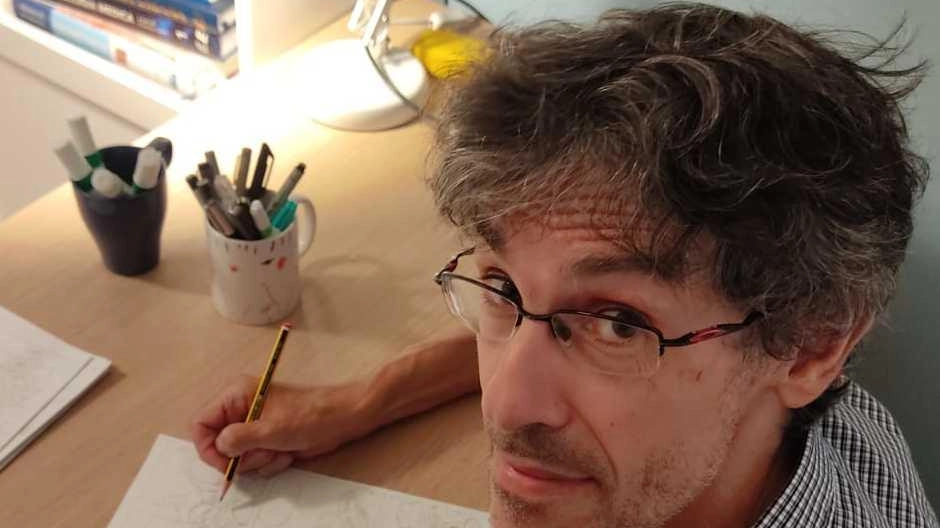 Giampaolo Soldati è un fumettista di Genova che dal 1994 si dedica al disegno di Paperino