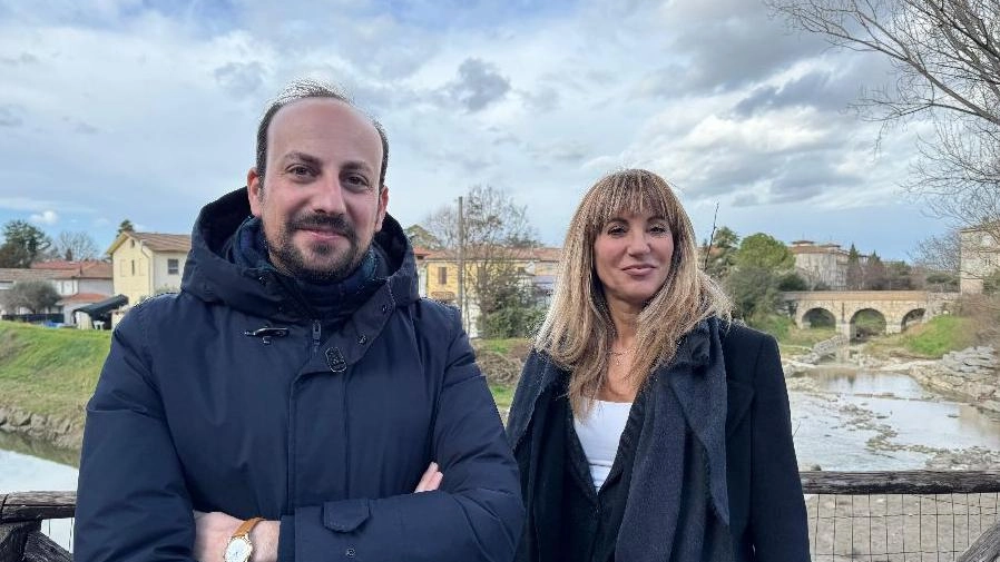 Il sindaco Nicola Dellapasqua e la vicesindaca Stefania Morara