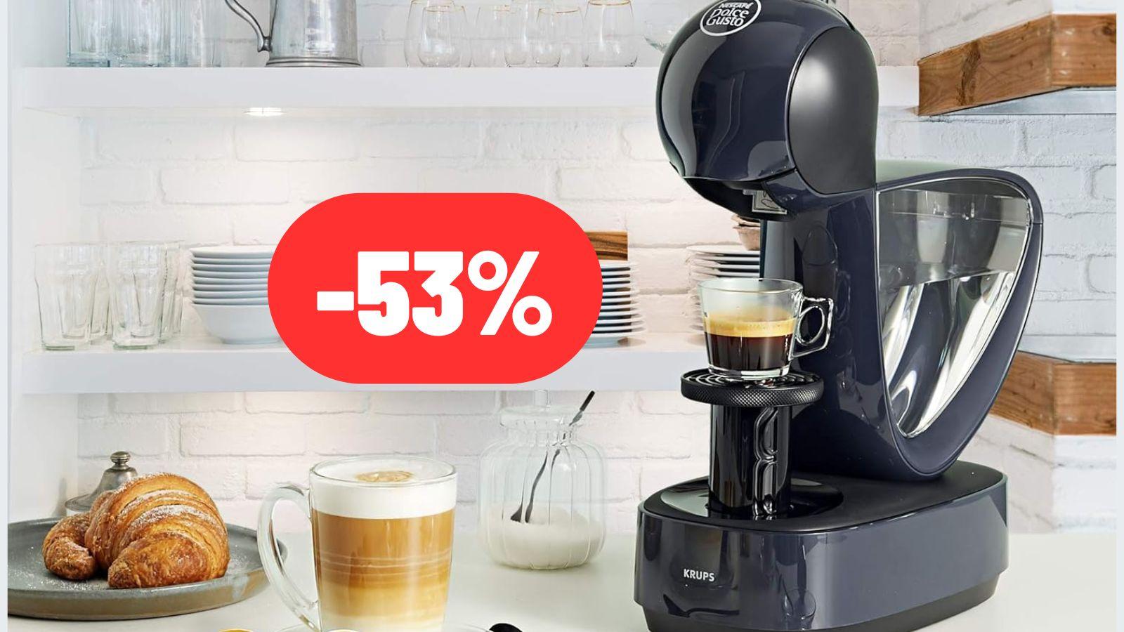 Caffè da bar direttamente a casa tua: Nescafé Krups è la scelta giusta ad un PREZZO SUPER ( 53%)