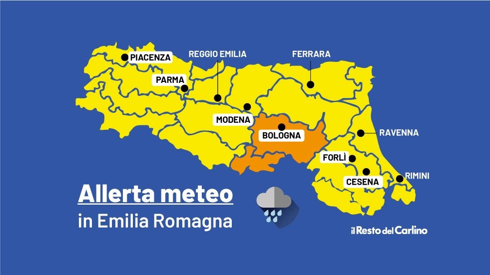 L'allerta meteo in Emilia Romagna: ancora pioggia in regione