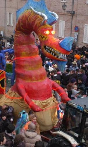 Montefiore, 6 carri a Carnevale