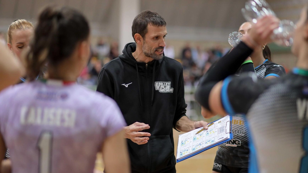 Il coach dell’Angelini, Cristiano Lucchi