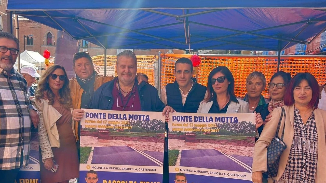 L’iniziativa della Lega per una raccolta firme a favore del Ponte della Motta