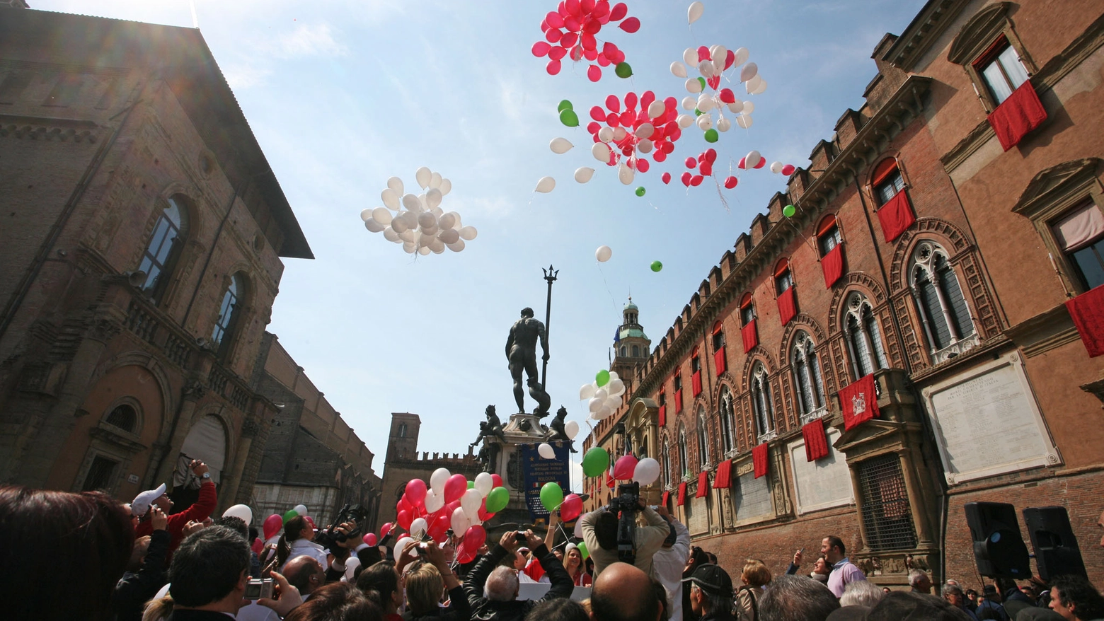 Celebrazioni per la liberazione di Bologna (foto d'archivio)