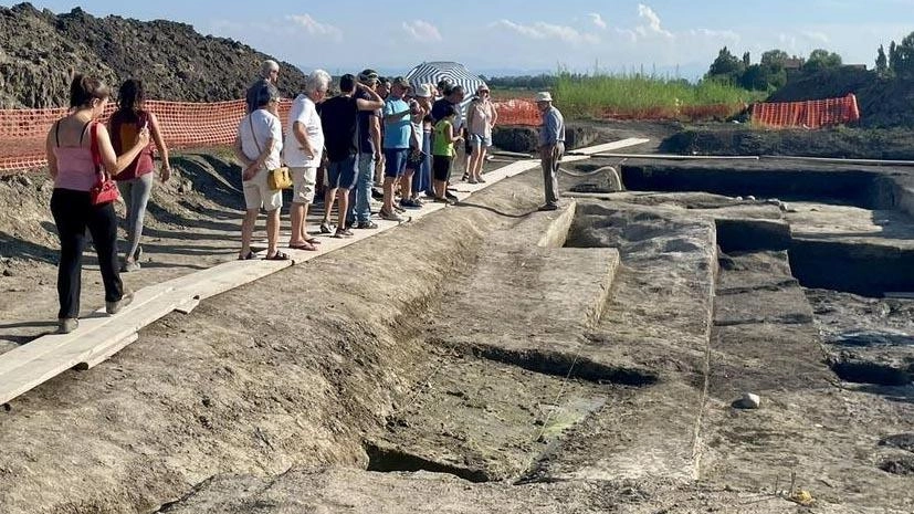 La zona sta restituendo tracce di un passato remotissimo