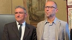 Alberto Cirelli (presidente Seta) con Stefano Riva (Agenzia per la Mobilità)