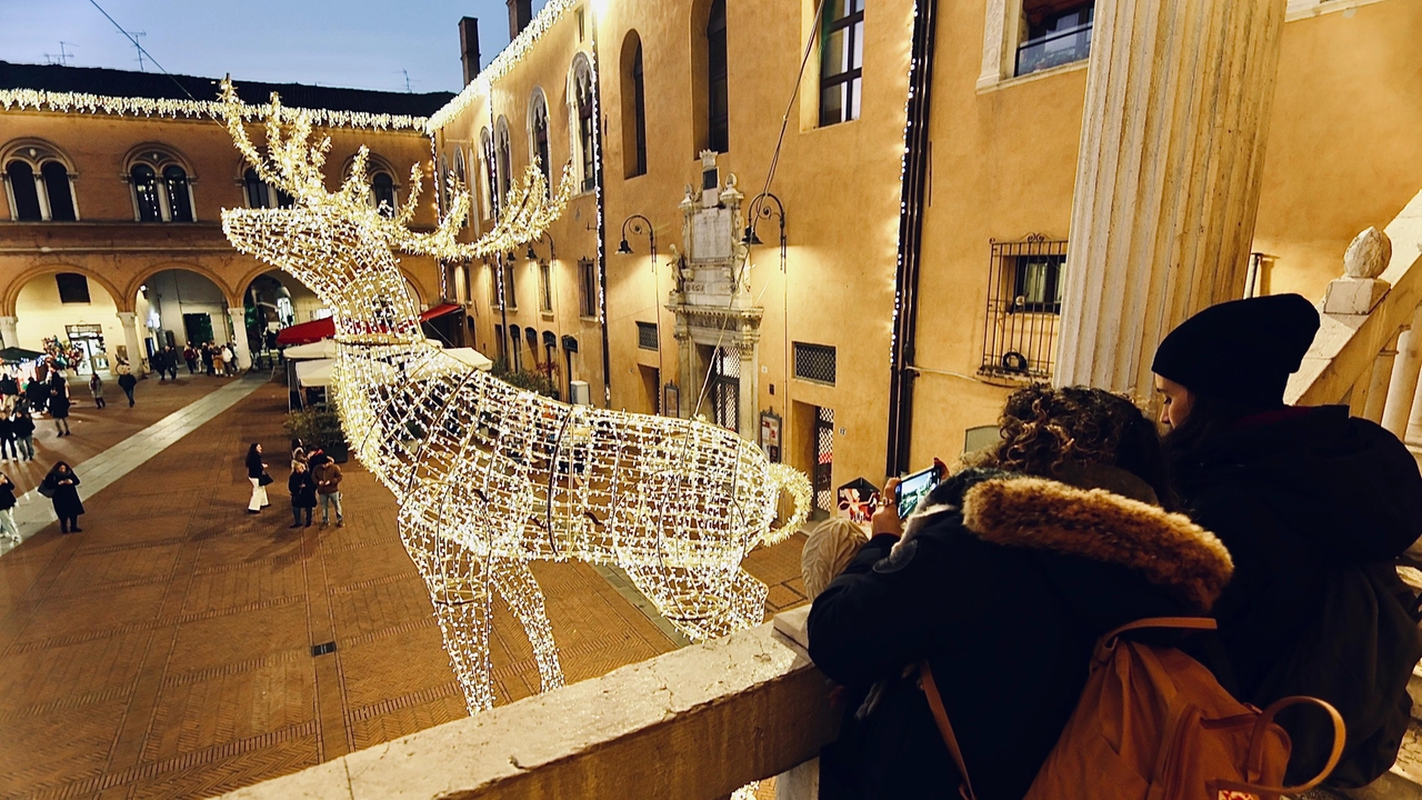 Natale a Ferrara, si accendono le luminarie