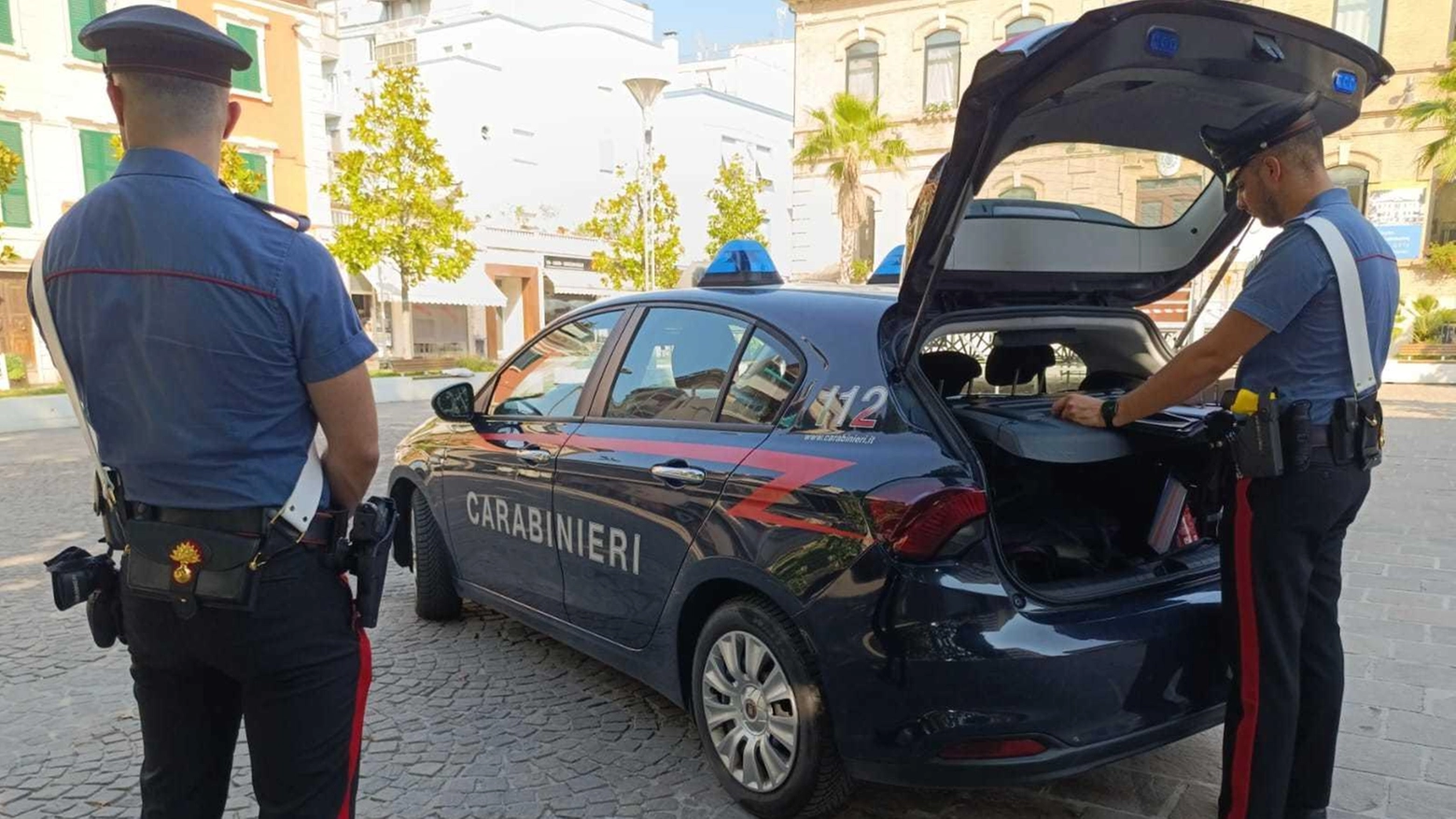 Ruba e tenta di mordere un carabiniere