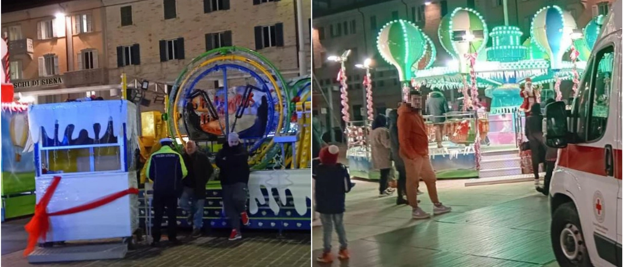 Caduta dalla giostra a palla ad Ancona: dimessa