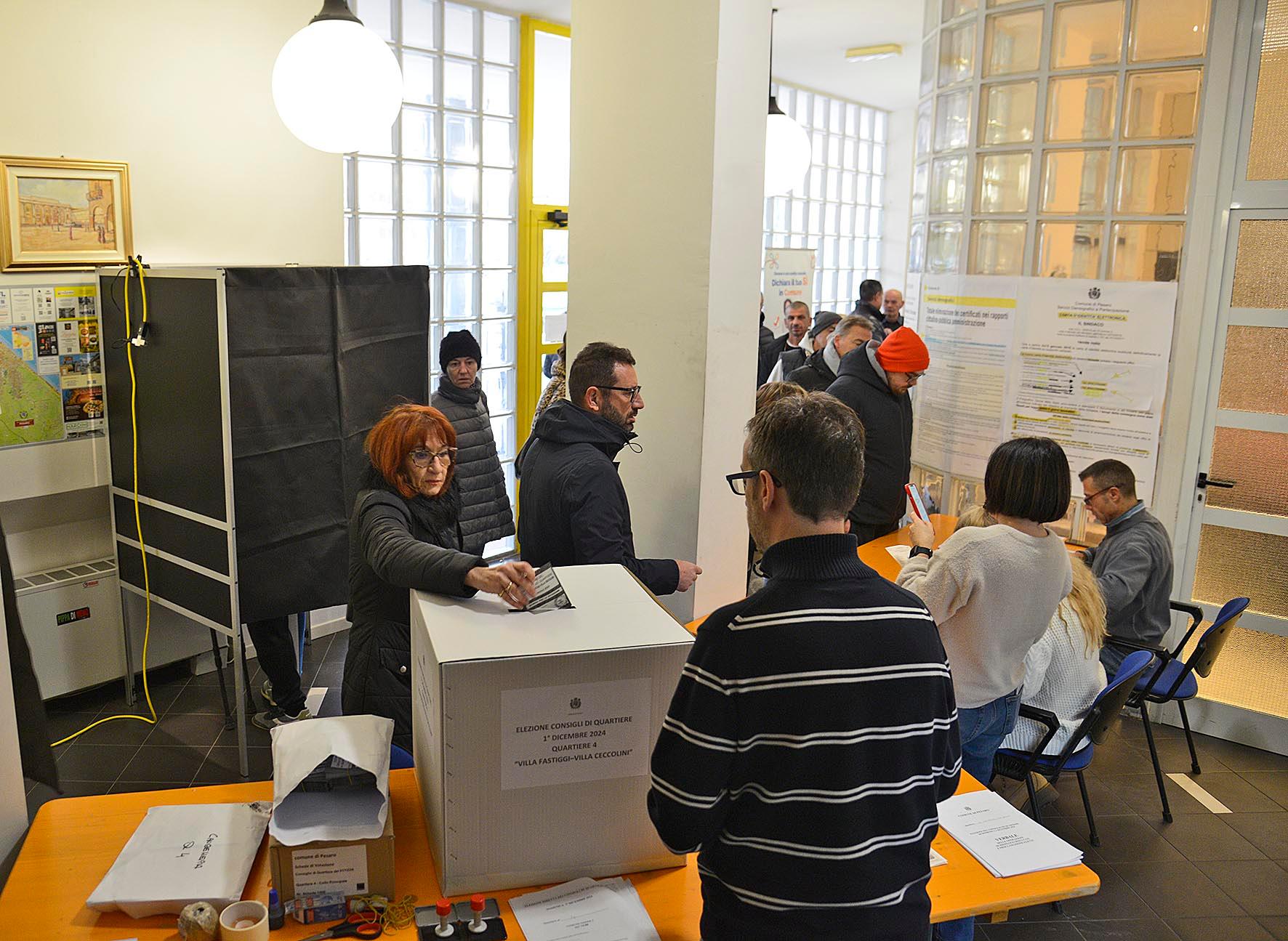 I quartieri al voto a Pesaro: i risultati