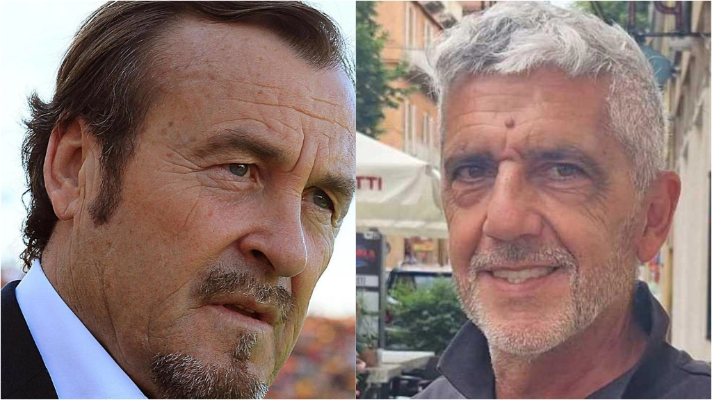Vincenzo Guerini (a sinistra) e Massimo Gadda: ex allenatore dell’Ancona promossa in serie A ed ex capitano di quella magica squadra: tornano entrambi