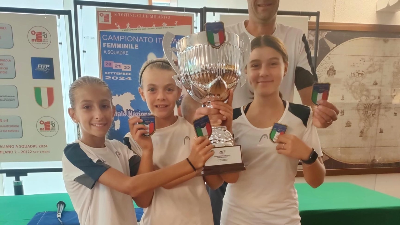 Carlotta Arginelli e Sofia Foggia, con Amelia Campedelli Zamboni a completare il team, trionfano tra le under 12.